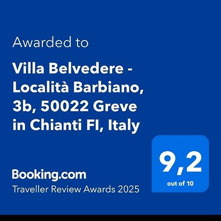 Villa Belvedere - Localita Barbiano, 3B, 50022 Greve In Chianti Fi, Italy Екстер'єр фото